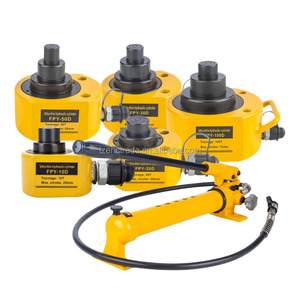 Hot bán siêu mỏng đa phần xi lanh Jack tối đa 10t Khả năng chịu tải ba giai đoạn 26 Mét đột quỵ thủy lực nâng công cụ FPY-5D - Product Image 6