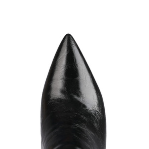 Moda de invierno para mujer de talla grande 47, botas altas sexis <span class=keywords><strong>hasta</strong></span> <span class=keywords><strong>el</strong></span> <span class=keywords><strong>muslo</strong></span> con tacones gruesos, botas largas suaves de PU por encima de la rodilla, estilo occidental - Product Image 6