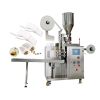Machine d'emballage pour sachets triangulaires à oreilles, sachets à quatre soudures latérales, pour café, thé, marinades et herbes