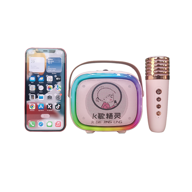 10W Patent Portable Party Speaker with  RGB Led Karaoke Wireless Speakers Wireless BT Speaker Wireless Mini Wireless Speaker
