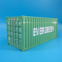 Porte-stylo en forme de conteneur maritime Ever Green de 20 cm, boîte de rangement, cadeau promotionnel, logo personnalisé, ODM, OEM