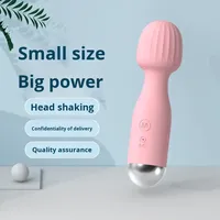 Masseur vibrant rechargeable portable pour femmes, jouet sexuel en silicone, chargement USB, design étanche