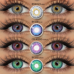 Lentilles <span class=keywords><strong>de</strong></span> <span class=keywords><strong>contact</strong></span> à effet spécial Halloween-Lentilles yeux <span class=keywords><strong>de</strong></span> <span class=keywords><strong>chat</strong></span> rougeoyantes vertes, lentilles souples respirantes pour le maquillage des costumes d'horreur - Product Image 3