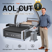 Machine de découpe à couteau vibrant CNC haute précision avec système d'agencement intelligent pour équipements de protection, tapis de sport, mousse et cuir