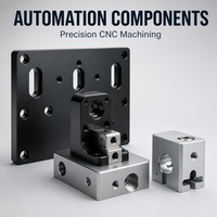 Base de machine d'automatisation personnalisée, pièces de précision usinées CNC en acier inoxydable/aluminium pour l'usinage