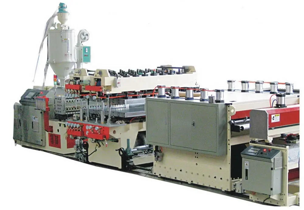 Plastic Polypropylene PP hollow board production line pp hollow sheet production line pp hollow sheet machine