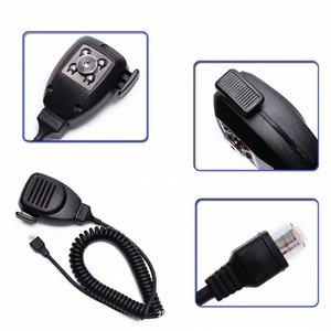 Microphone à main KMC-30 à 8 broches pour talkie-walkie, radio de voiture, communication, accessoire audio en plastique anti-poussière - Product Image 1