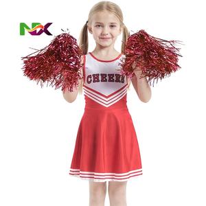 Costume de pom-pom <span class=keywords><strong>girl</strong></span> pour enfants Ecoparty avec pompons, semaine du livre, carnaval enfant, déguisement, livraison directe - Product Image 1