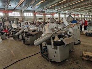 Robot de découpe de viande industriel commercial, mélangeur de viande multifonctionnel pour saucisses, hachoir à viande, machine à couper 125L - Product Image 2
