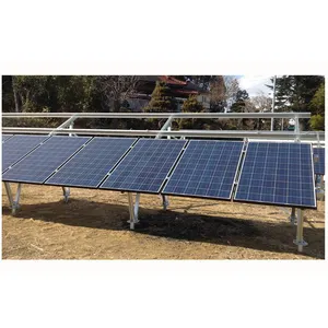 Fácil de instalar N Soporte Pv Montaje en aluminio Panel solar Pv Estructura de soportes de montaje en tierra