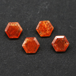 Sanmjewelry tự nhiên lục giác sunstone-chất lượng cao đá quý đối với trang sức làm - Product Image 4