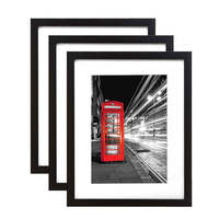 Cadre photo 3D simple en MDF, profondeur personnalisable 3cm 5cm, écologique, durable, en plexiglas, pour affichage d'art à domicile