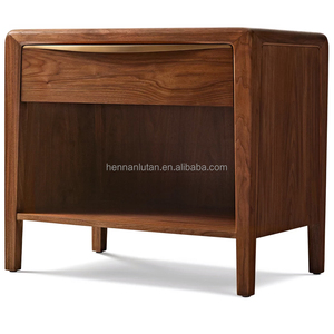 2024 nouveaux meubles <span class=keywords><strong>de</strong></span> chambre à coucher modernes en bois <span class=keywords><strong>de</strong></span> noyer massif table <span class=keywords><strong>de</strong></span> <span class=keywords><strong>chevet</strong></span> flottante <span class=keywords><strong>avec</strong></span> tiroir Table <span class=keywords><strong>de</strong></span> <span class=keywords><strong>chevet</strong></span> flottante personnalisée - Product Image 2