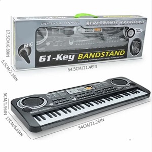 61 Key Bàn Phím Điện Tử Đồ Chơi Cho Trẻ Em Đa Chức Năng Nhạc Cụ USB Mic Nhựa Đàn Piano Khởi Động Đồ Chơi - Product Image 5