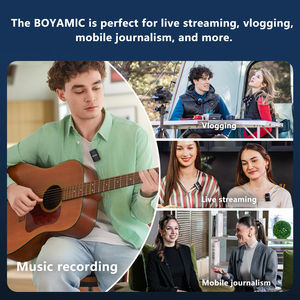 Micrófono <span class=keywords><strong>de</strong></span> <span class=keywords><strong>Solapa</strong></span> Inalámbrico <span class=keywords><strong>BOYA</strong></span> BOYAMIC con Clip para Teléfonos Inteligentes, Cámaras, Transmisión en Vivo y Vlogs - Product Image 6
