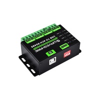 Módulo de Comunicación de Expansión con Convertidor USB de 4 Puertos RS485 de Grado Industrial Weixue, Montaje en Pared/Riel, Aleación de Aluminio