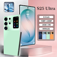 Smartphone S25 Ultra 5G Layar HD 7,3 Inci Penyimpanan 16GB 1TB Kamera 108MP Android 15 Dual SIM Baterai 8800mAh