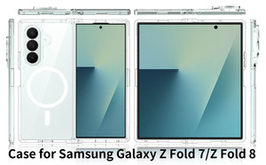 Fundas Delgadas Transparentes Antiamarillas de Acrílico Flexible de 2 mm con Bisagra para Samsung Galaxy Z Fold 6/7/8, Cubierta Magnética de PC para Z Flip 6/7 - Product Image 5