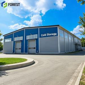 Refrigerated Warehouse Building Prefabricated <b>Metal</b> Professional Grade Seismic Resistant Agricultural Plant - Product Image 1