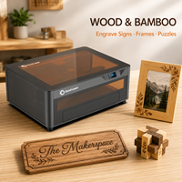Machine de gravure et de découpe à diode de bureau pour le bois, le papier, le bambou, les enseignes, les cadres photo, les puzzles, les projets DIY personnalisés - CNC de table