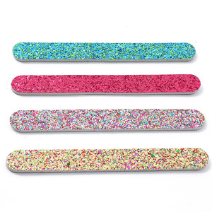 Mini lime à ongles colorée, bande de polissage éponge jetable, tampon exfoliant pour manucure, pédicure et soins des ongles - Product Image 4