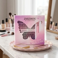 Coffret Cadeau de Faux Cils en Grappe DIY avec Colle Double-Tête