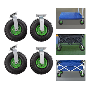 Rueda Inflable Giratoria con Bloqueo de 8, 10 y <span class=keywords><strong>12</strong></span> Pulgadas, Resistente a Pinchazos, de 4 Capas, para Carrito de Jardín, Invernadero y Carretilla - Product Image 6