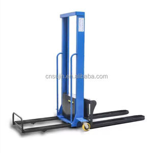 Empilhador de carga/descarga de bateria de íons de lítio 4WD com operação manual e capacidade de 1t - Product Image 4