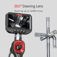 Endoscopes à écran HD IP67 6.2mm 720P personnalisés en gros Caméra d'inspection de tuyaux USB 4 voies 360 degrés Endoscope automobile ODM
