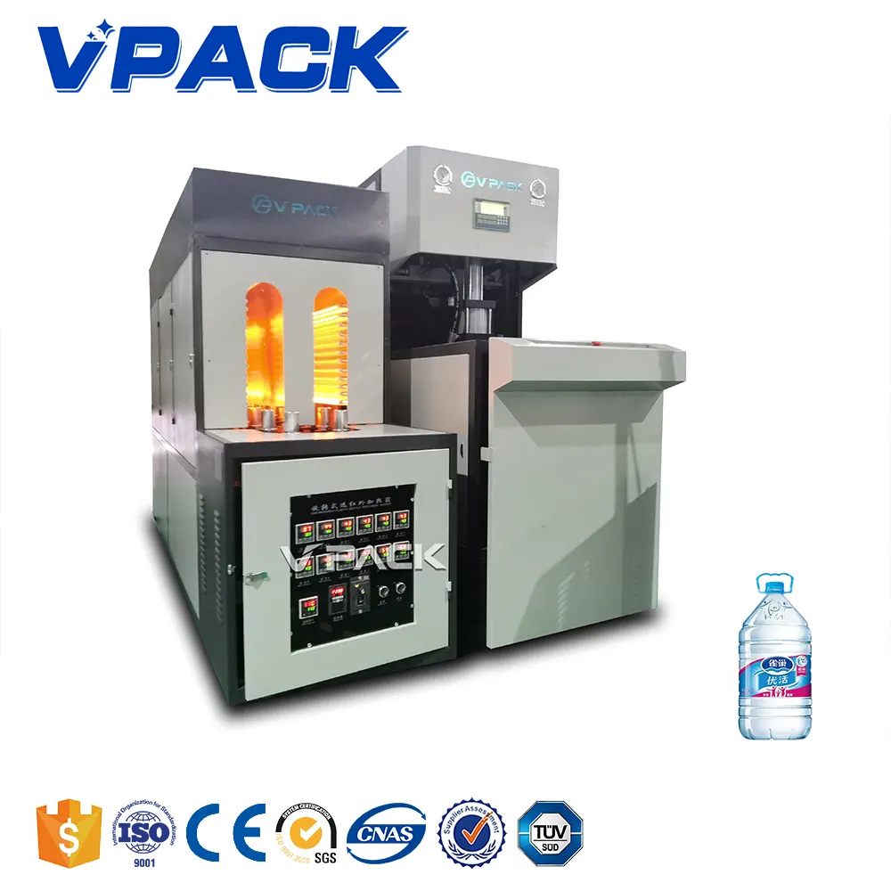 Plastic 18.9L Bottle Blowing Machine Semi automatic PET bottle blow molding production line easy to operate cheap price