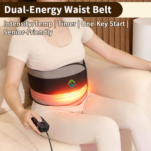 FUERLE Masseur de pieds EMS 2-en-1 + Ceinture chauffante à infrarouge lointain, Appareil de bien-être à double effet bio-énergétique, Ceinture chauffante pour Spa et Salon - Product Image 4