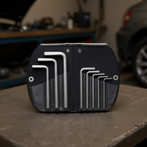 Juego de llaves hexagonales de 8 piezas métricas en forma de L para herramientas de reparación de bicicletas y automóviles - Product Image 3