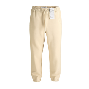 Pantaloni Casual da Donna Louis Luna H7023-4 M/L XL/2XL con Coulisse in Vita, Beige, in Tela 100% Cotone, Vestibilità Ampia, Stile Harem, Autunnali - Product Image 1