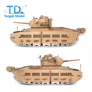 <span class=keywords><strong>Matilda</strong></span> Mk. Tanks de combat télécommandés 2,4 G III/IV (E2410U) - Construction métallique, portée de 30 m, piles, échelle 1:16, utilisation intérieure/extérieure - Product Image 2