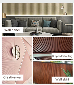 Panel Decorativo de Pared WPC para Sala de Estar con Diseño de Ranura Empotrada, Tamaño Personalizable, Venta al Por Mayor de Fábrica, OEM - Product Image 6