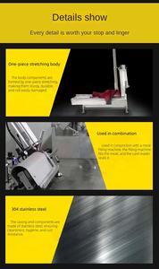 Machine de remplissage de <span class=keywords><strong>saucisses</strong></span> pneumatique automatique à double clipage avec scellage robuste et haute capacité 10-12/min <span class=keywords><strong>pour</strong></span> usine de <span class=keywords><strong>saucisses</strong></span> - Product Image 4