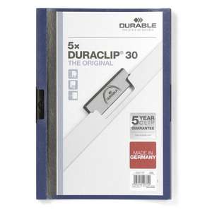 DURABLE - 2227-01 <b>Folder</b> with clip DURACLIP® 30, retailer (multi-pack) - EAN 4005546203690 ORGANIZATION AND <b>FILING</b> PRODUCTS - Product Image 4