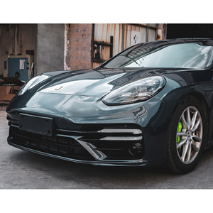ชุดแต่งรอบคันสำหรับ <span class=keywords><strong>Porsche</strong></span> <span class=keywords><strong>Panamera</strong></span> 970 ปี 2008-2016 อัพเกรดเป็นรุ่น 971 Turbo <span class=keywords><strong>S</strong></span> แบบ Facelift กันชนหน้า ไฟหน้า - Product Image 2