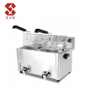 Commercial stainless steel donut fryer, salad sandwich fryer, gas electric deep fryer