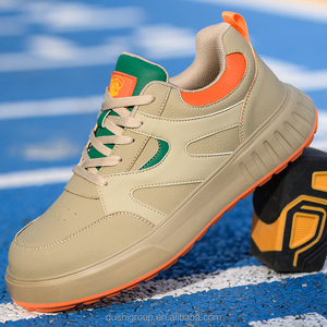 Nuove <span class=keywords><strong>Scarpe</strong></span> <span class=keywords><strong>Antinfortunistiche</strong></span> Classiche da <span class=keywords><strong>Uomo</strong></span> con Punta in Acciaio e Tomaia in PU, <span class=keywords><strong>Scarpe</strong></span> da Lavoro Industriali Antiurto e Antiperforazione per Escursionismo all'Aperto - Product Image 6