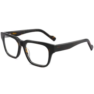 Haute qualité Anti bleu lunettes cadre lunettes affaires hommes femmes Vintage optique lunettes Prescription myopie