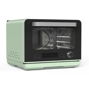 Household Smart 20L Green Steam Oven Toaster Time Adjustable Baking Fryer Oil Free Air Oven