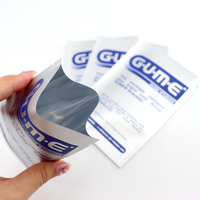Pochette en plastique thermoscellée imprimée sur mesure Petit sachet d'échantillon de soin de la peau pour emballage cosmétique Sac à bec avec poignée d'étanchéité