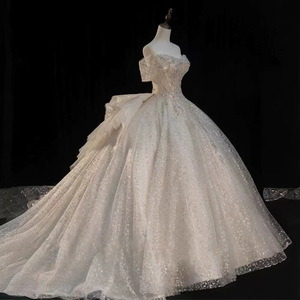 Abiti da Sposa Lunghi con Perline, Squisiti Abiti da Sposa Personalizzati con Pizzo Paillettato, Abiti da Cerimonia Formali Vestido De Noiva <span class=keywords><strong>2026</strong></span> - Product Image 2