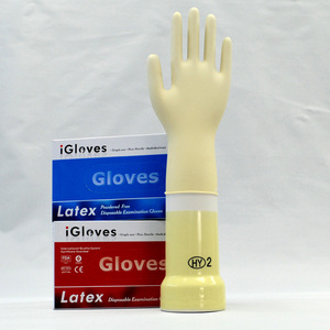latex examination gloves powder-free non-surgical latex disposal gloves industrial latex gloves - Product Image 3