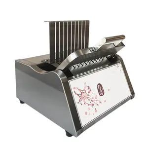 Hete Verkoop Roestvrijstalen Sushi Roll Cutter Machine Handmatig Snijden Sushi Maken Snijsnijmachine Apparatuur