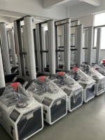 Aparato de Prueba de Punto de Suavización Vicat por Deflexión de Calor de Alta Precisión Guangce de 3 Estaciones con Pantalla Táctil de 7 Pulgadas