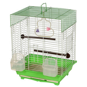 Pájaro <span class=keywords><strong>de</strong></span> metal jaula completa <span class=keywords><strong>de</strong></span> pájaro <span class=keywords><strong>pequeño</strong></span> canario finch blanco jaula con cuencos kandang <span class=keywords><strong>de</strong></span> burung - Product Image 1