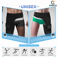 Ceinture de protection des jambes et soutien des hanches Weige Fitness - Prévient les tensions musculaires pour la musculation et les sports - Équipement de protection en fibre de polyester