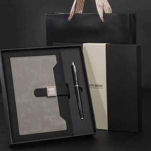 สมุดแพลนเนอร์รายสัปดาห์/รายวัน พิมพ์ลายโลโก้ตามสั่ง ปี 2025 พร้อมกล่องของขวัญสุดหรู ชุดของขวัญธุรกิจ ขวดน้ำสุญญากาศ และสมุดโน้ตสำหรับโปรโมชั่น - Product Image 1